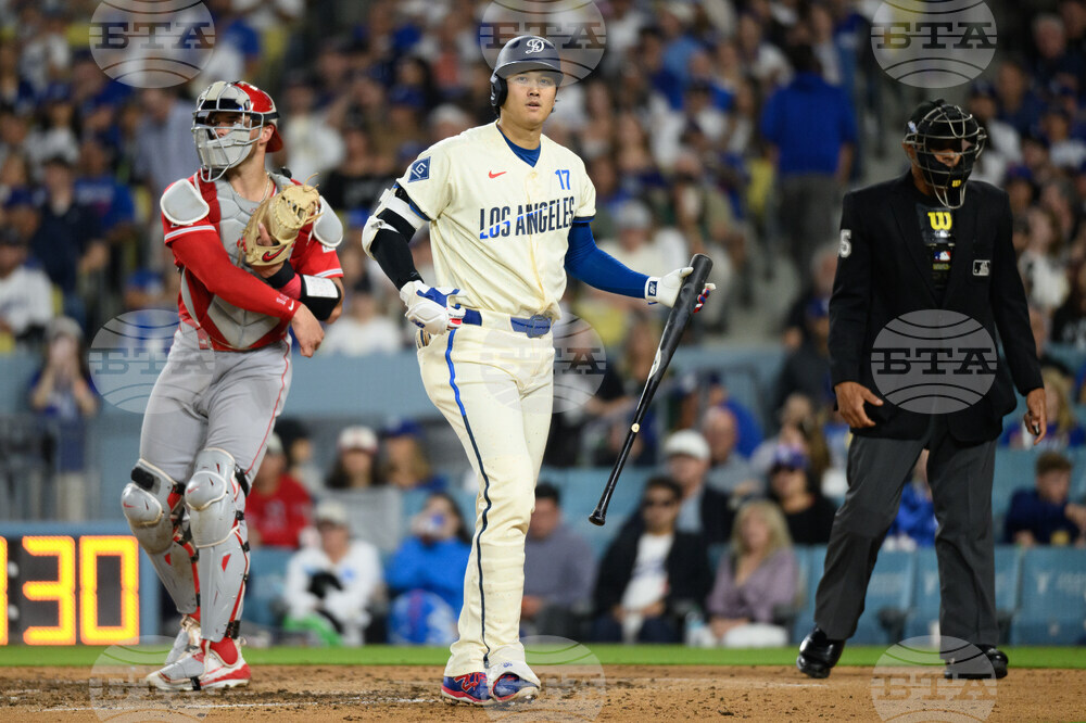 Angels Dodgers Baseball
