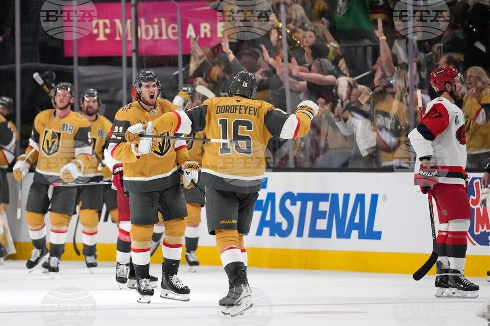 Stanley Cup Hurricanes Golden Knights Hockey