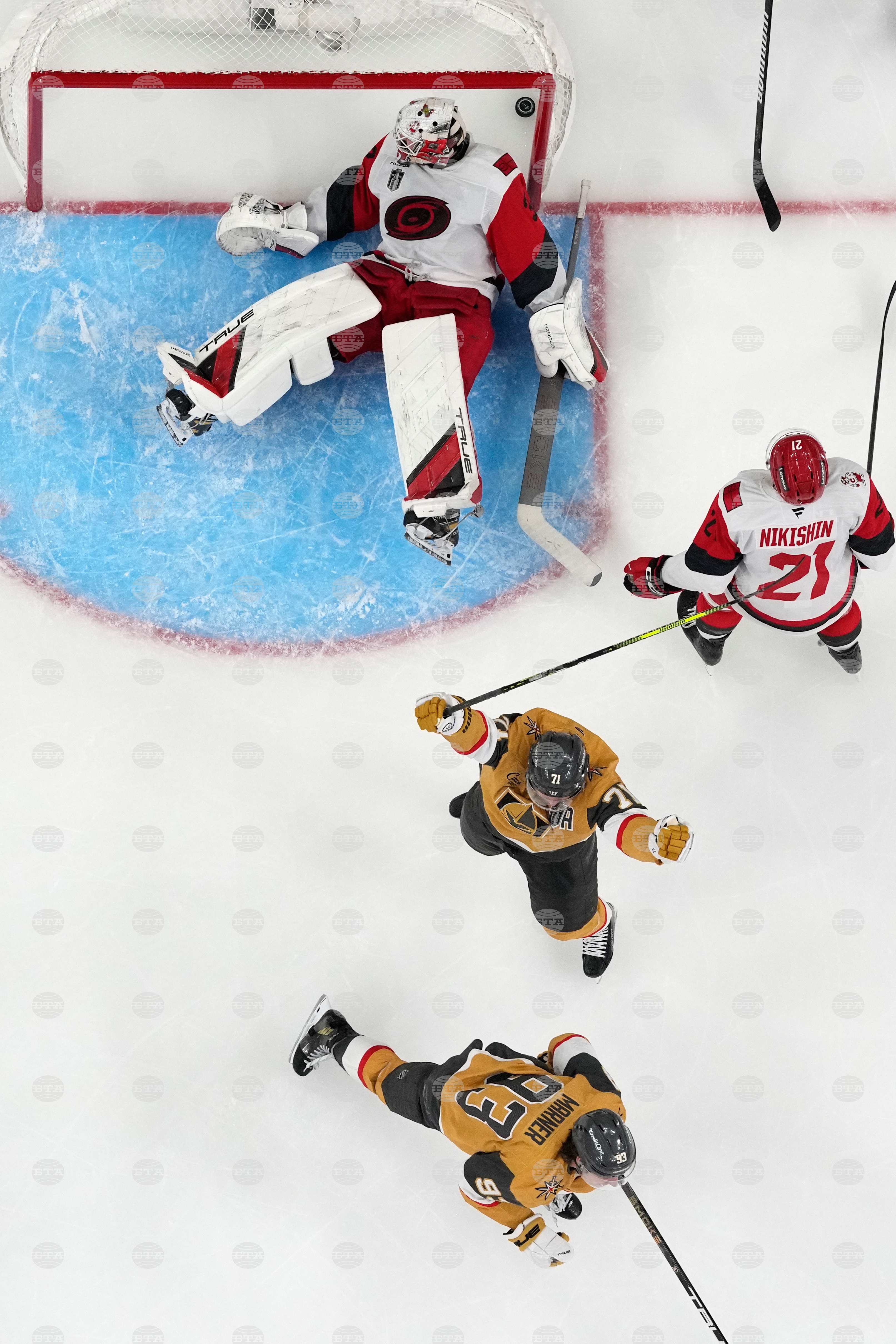 Stanley Cup Hurricanes Golden Knights Hockey