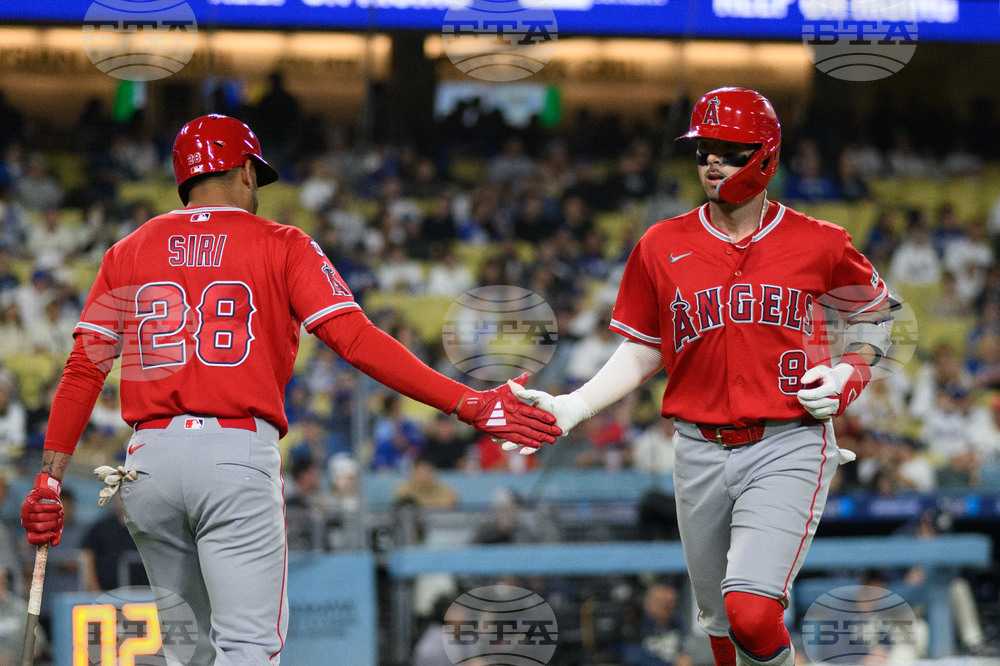 Angels Dodgers Baseball