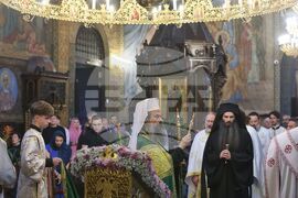 Храм  „Св. великомъченица Неделя“ - патриарх - литургия