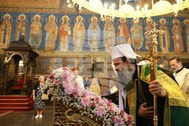 Храм  „Св. великомъченица Неделя“ - патриарх - литургия