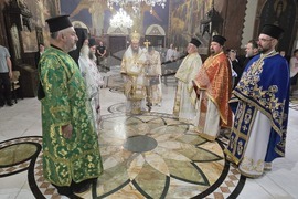 Видин - митрополит Пахомий - литургия - Неделя на всички светии