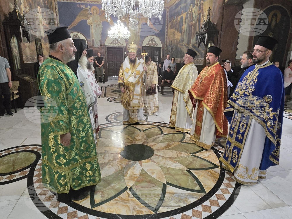 Видин - митрополит Пахомий - литургия - Неделя на всички светии