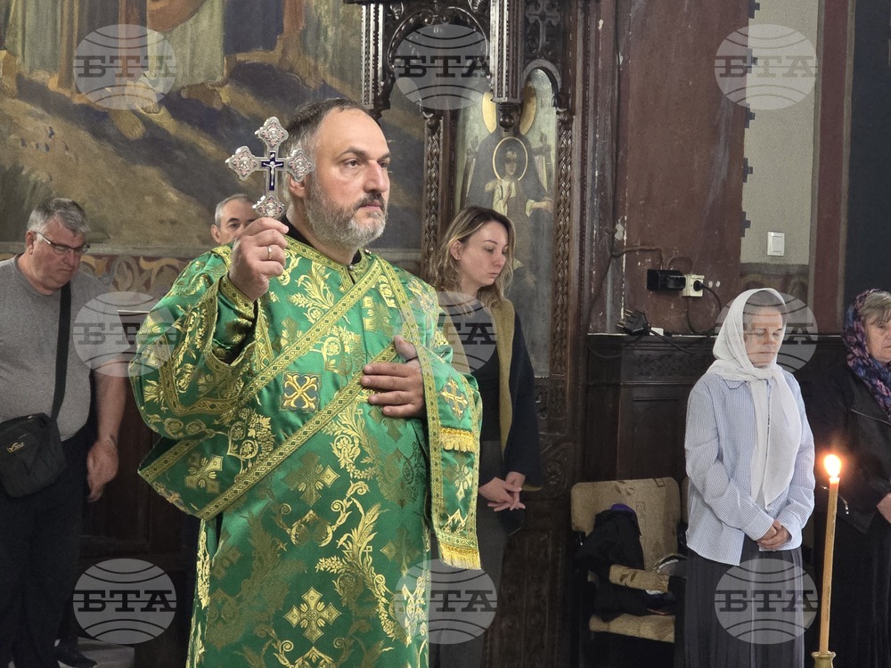 Видин - митрополит Пахомий - литургия - Неделя на всички светии