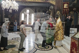 Видин - митрополит Пахомий - литургия - Неделя на всички светии