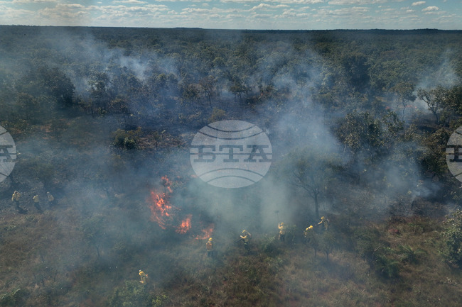 APTOPIX Brazil Indigenous Fighting Wildfires