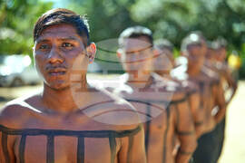 APTOPIX Brazil Indigenous Fighting Wildfires