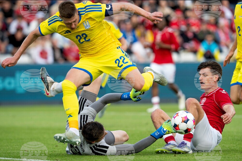 Denmark Ukraine Soccer
