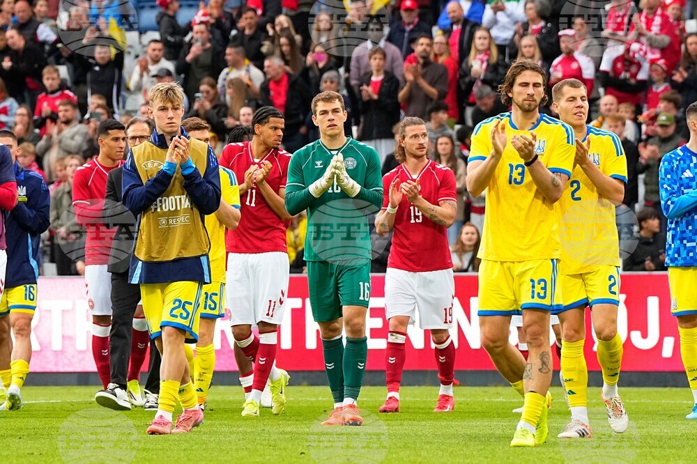 Denmark Ukraine Soccer