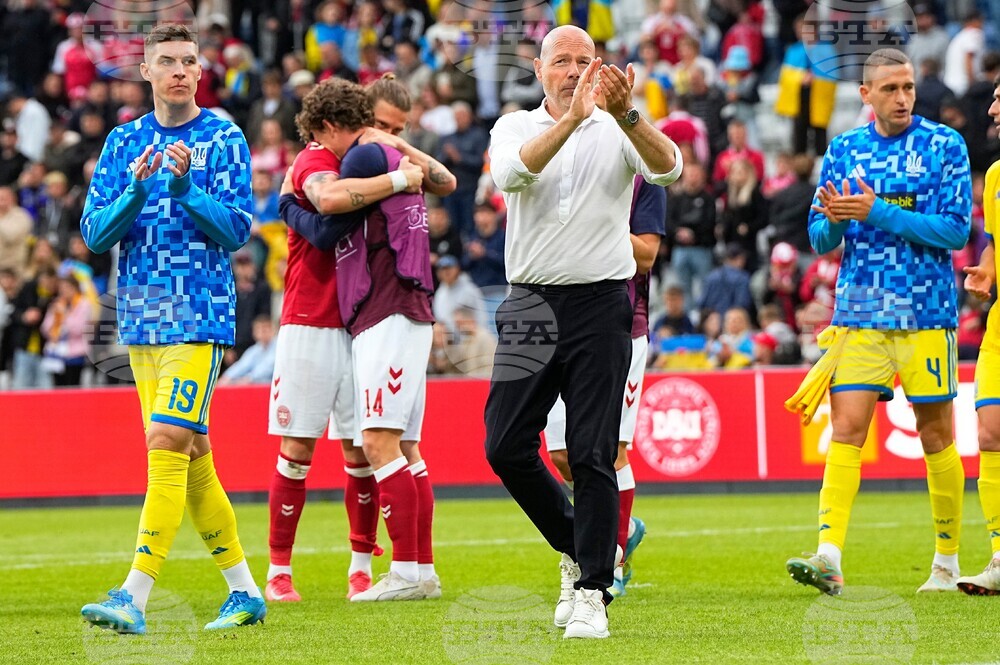 APTOPIX Denmark Ukraine Soccer