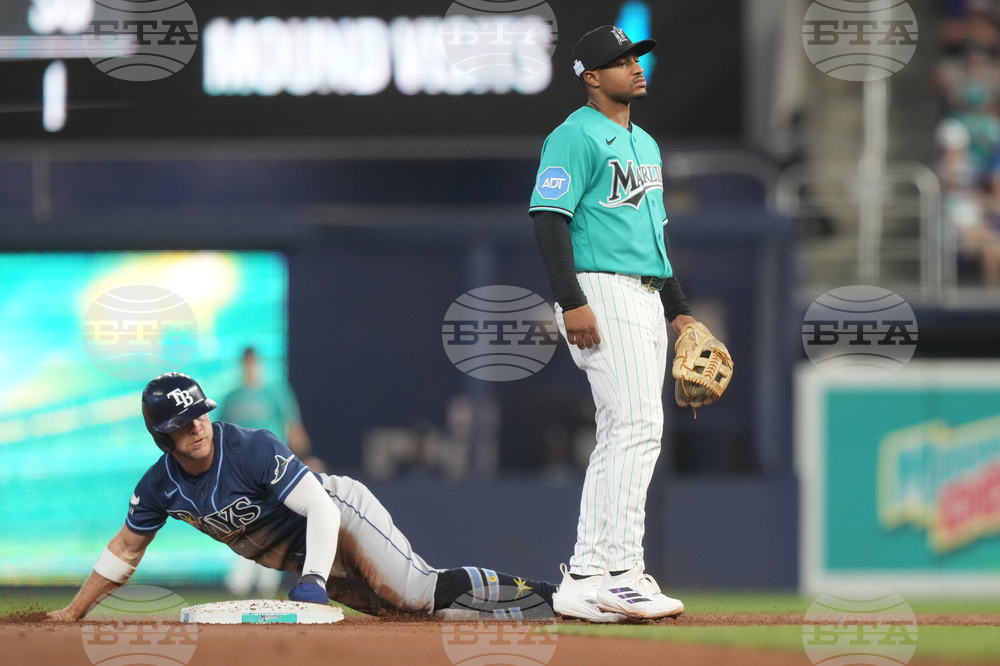 Rays Marlins Baseball