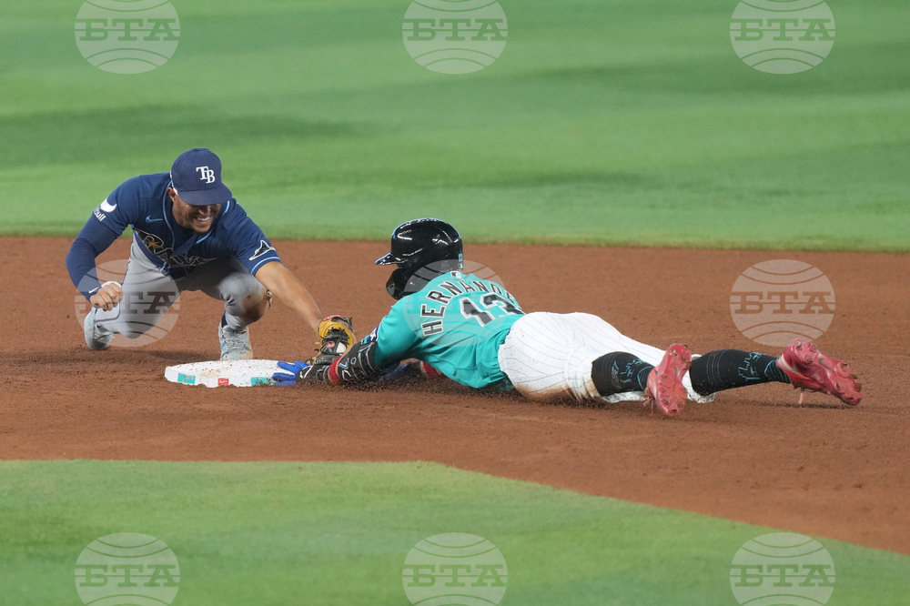 Rays Marlins Baseball