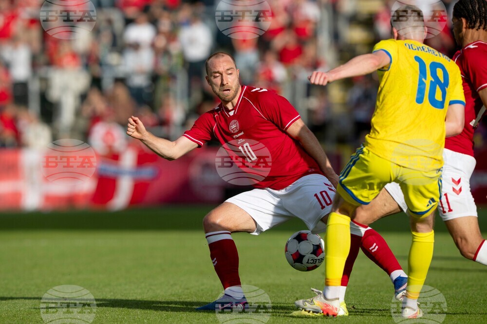 Denmark Ukraine Soccer