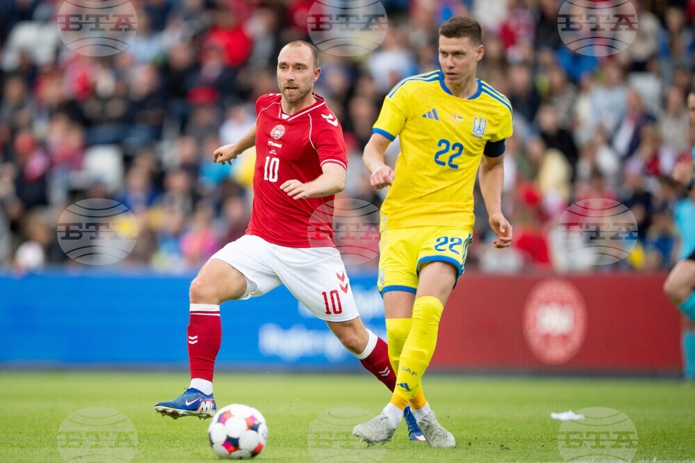 Denmark Ukraine Soccer