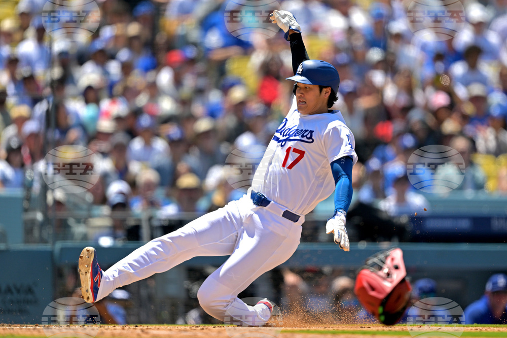 Angels Dodgers Baseball