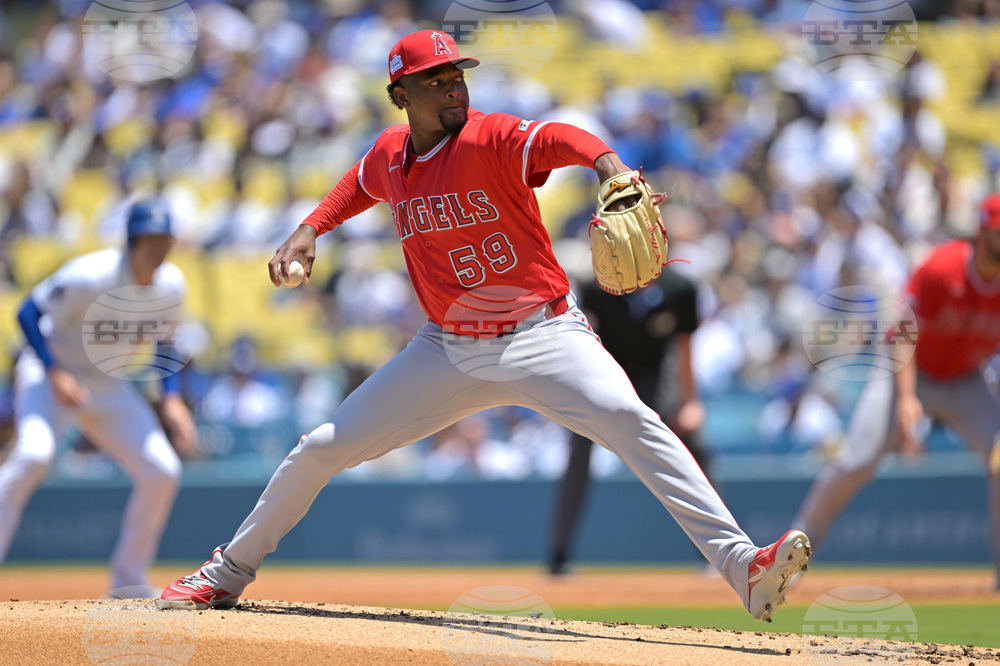 Angels Dodgers Baseball
