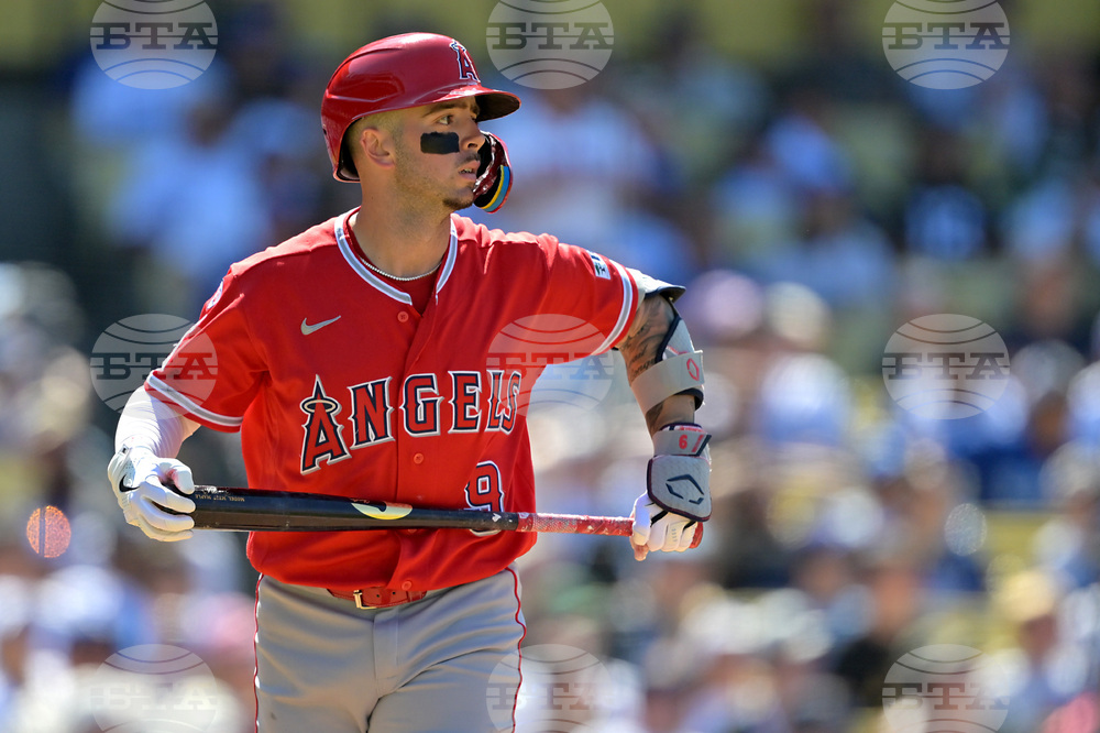 Angels Dodgers Baseball