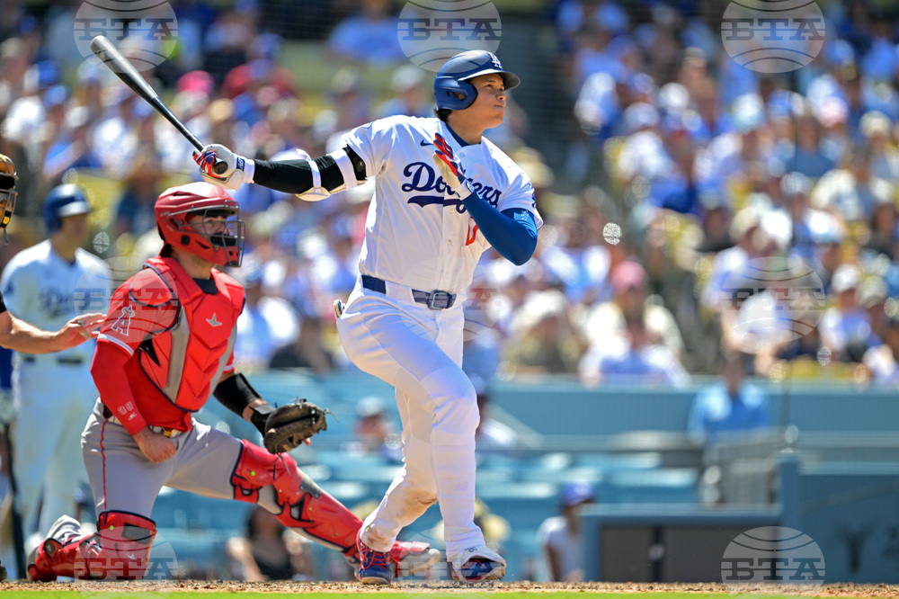 Angels Dodgers Baseball