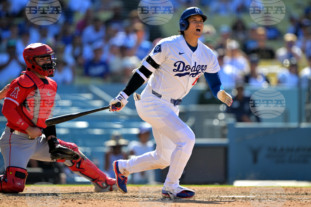 Angels Dodgers Baseball