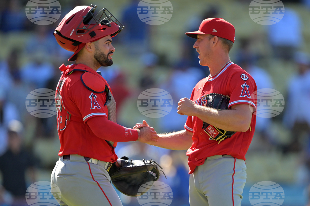 Angels Dodgers Baseball