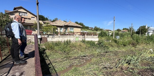 Заради наводненията комисия ще огледа състоянието на дерето в село Войводино, Варненска област