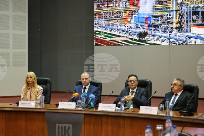 Производствена база на „Лукойл Нефтохим Бургас“ - нов особен търговски управител - пресконференция