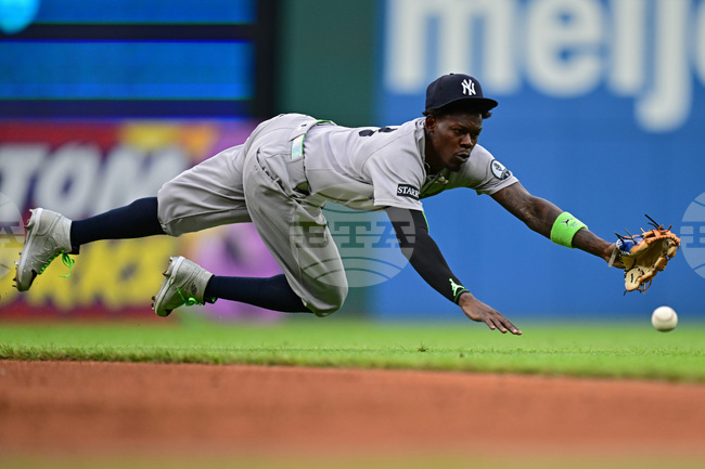 APTOPIX Yankees Guardians Baseball