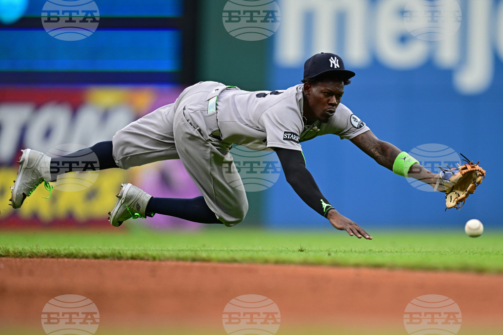 APTOPIX Yankees Guardians Baseball