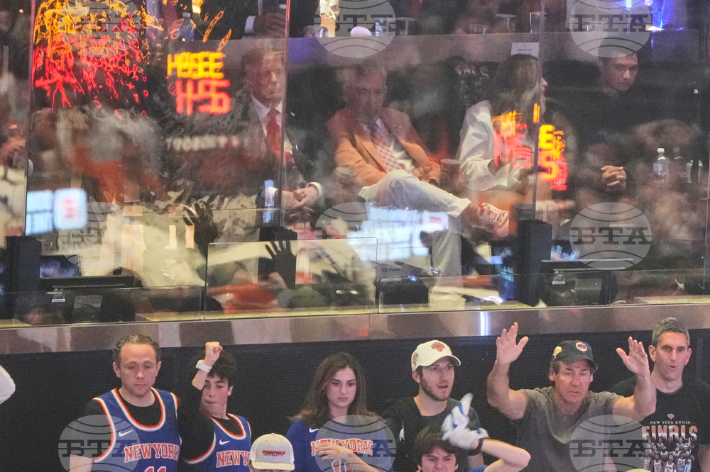 Trump NBA Finals Basketball