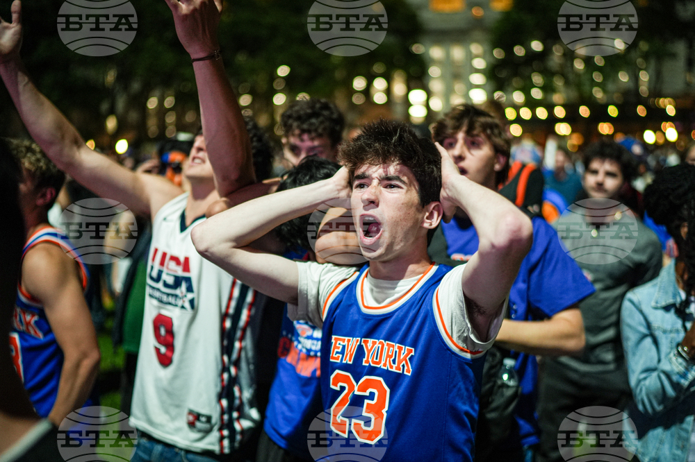 APTOPIX NBA Finals Spurs Knicks Watch Party Basketball