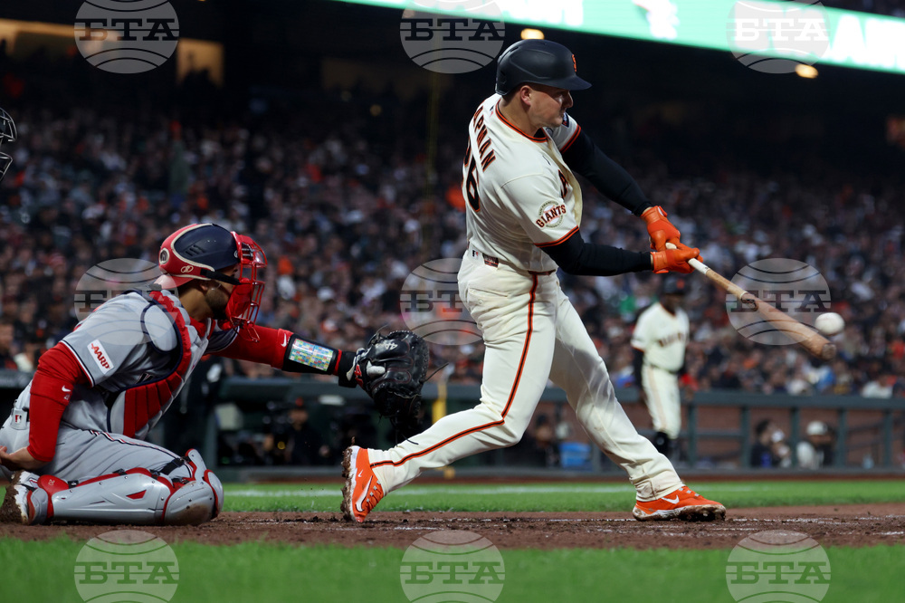 Nationals Giants Baseball