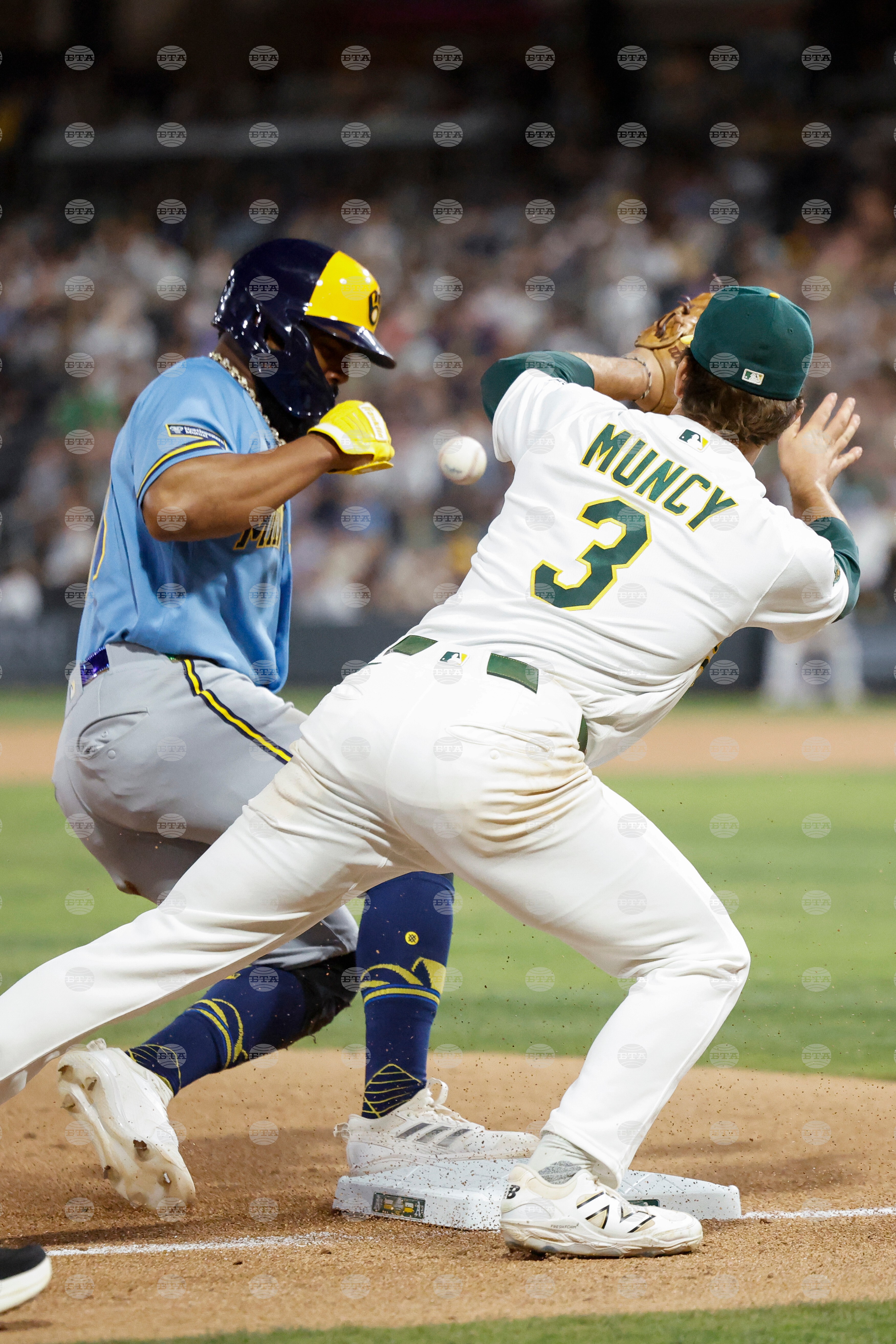 Brewers Athletics Baseball
