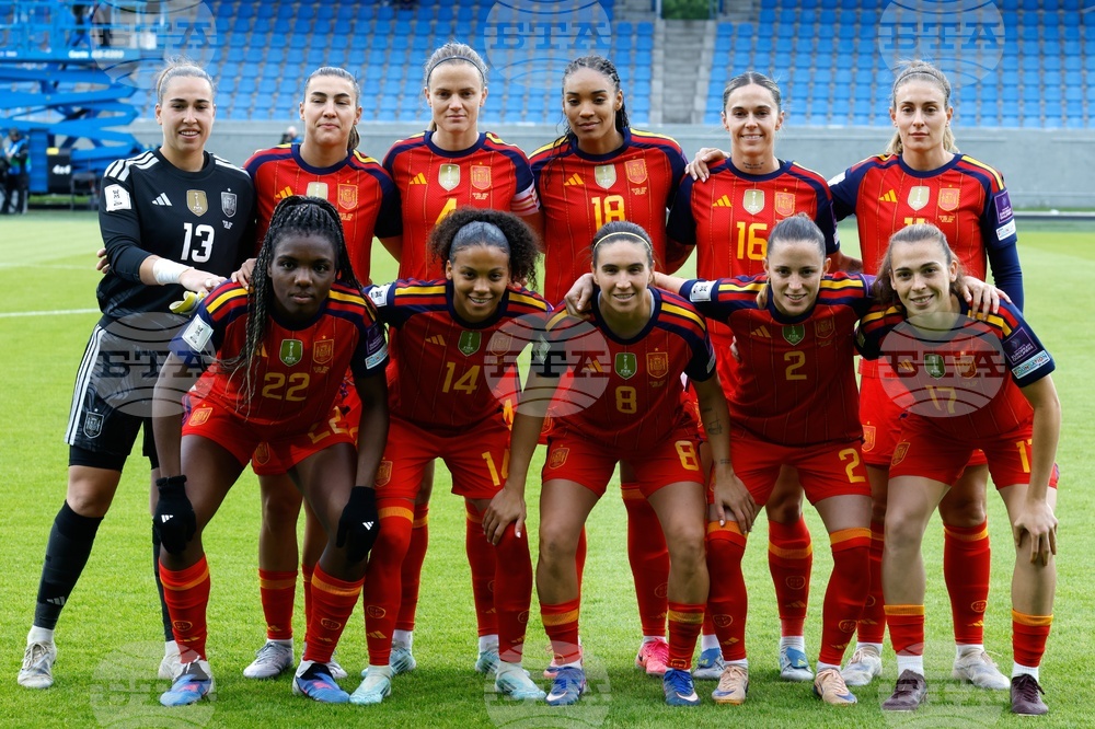 Iceland Spain Women's WCup Soccer