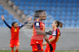 Iceland Spain Women's WCup Soccer