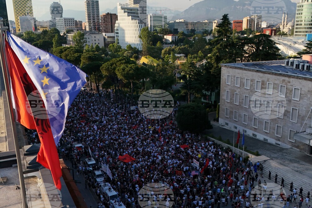Albania Protest Kushner