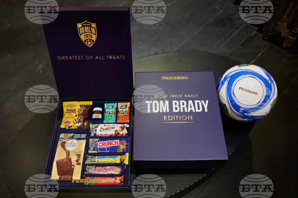 Tom Brady celebrates Ferrero’s GOAT Treat Vaults in New York