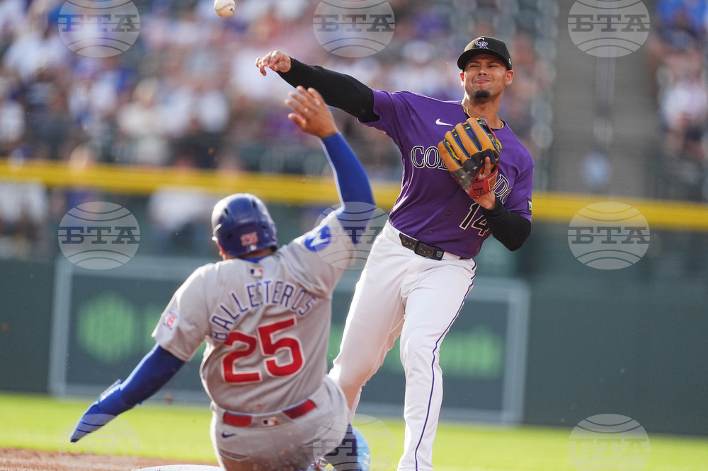 Cubs Rockies Baseball
