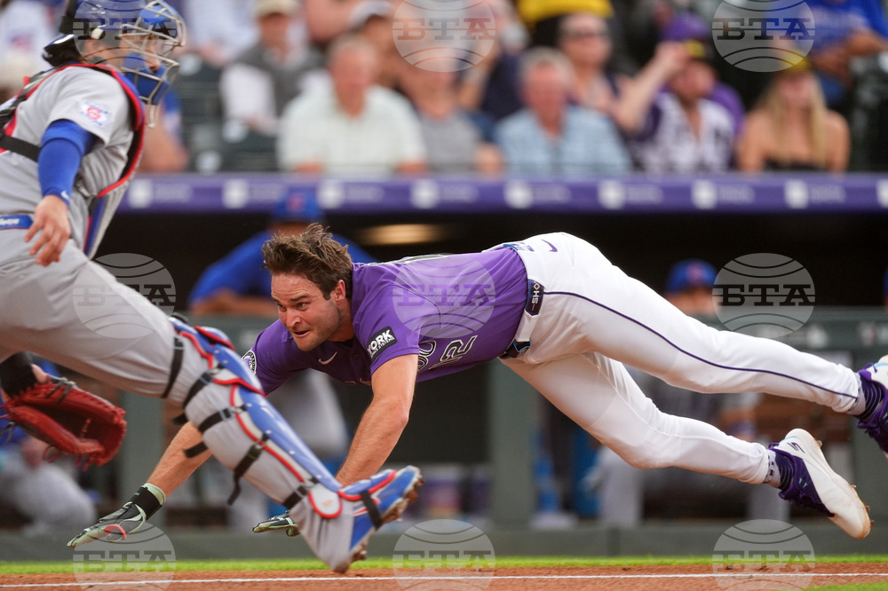 Cubs Rockies Baseball