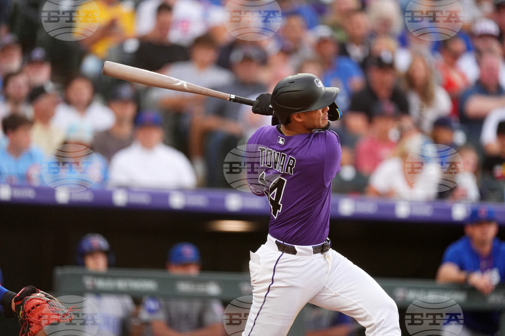 Cubs Rockies Baseball