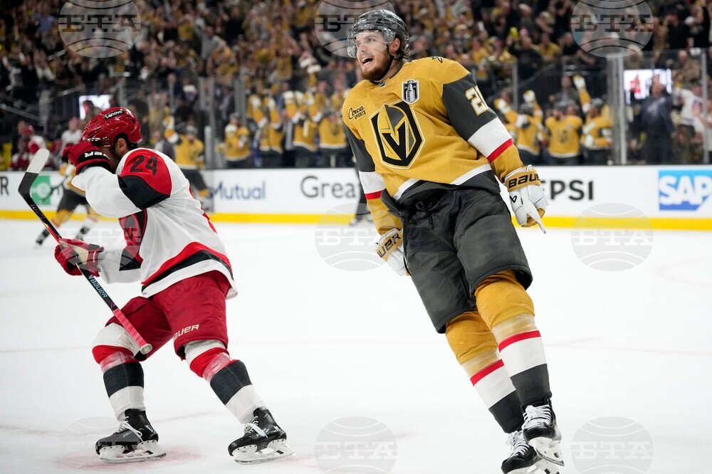 Stanley Cup Hurricanes Golden Knights Hockey