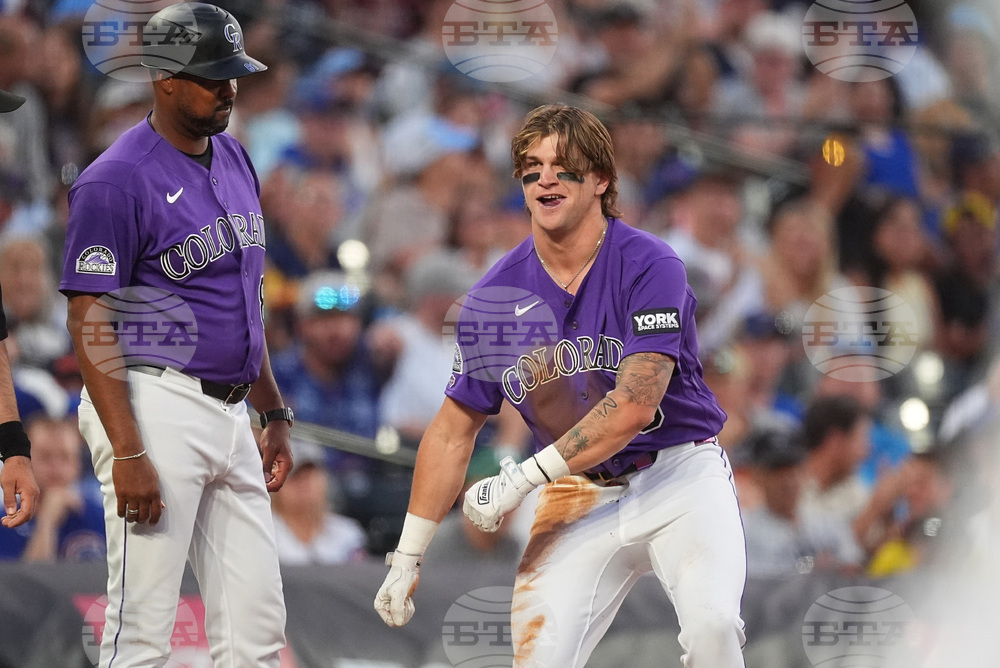 Cubs Rockies Baseball