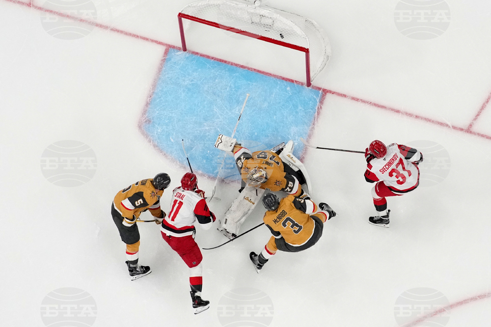 Stanley Cup Hurricanes Golden Knights Hockey
