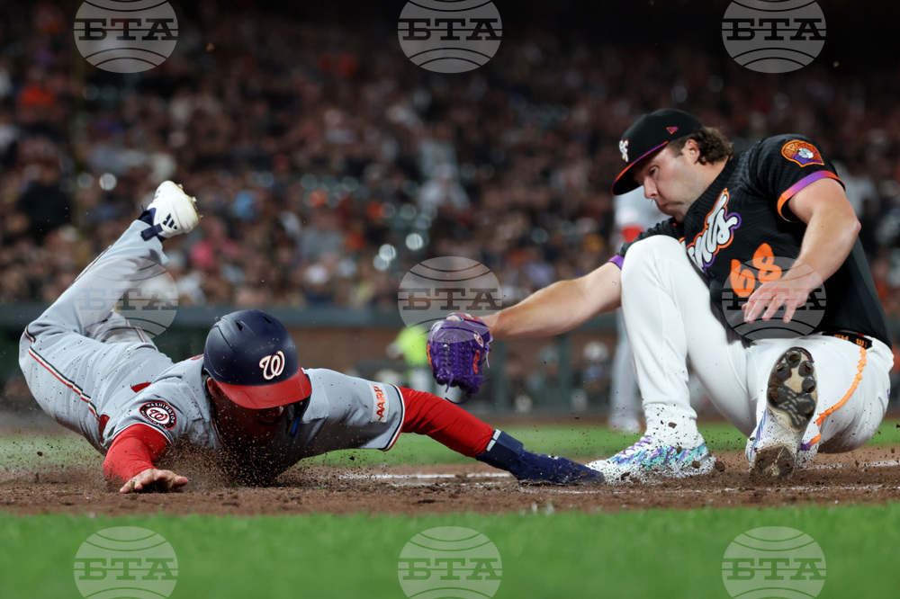 Nationals Giants Baseball