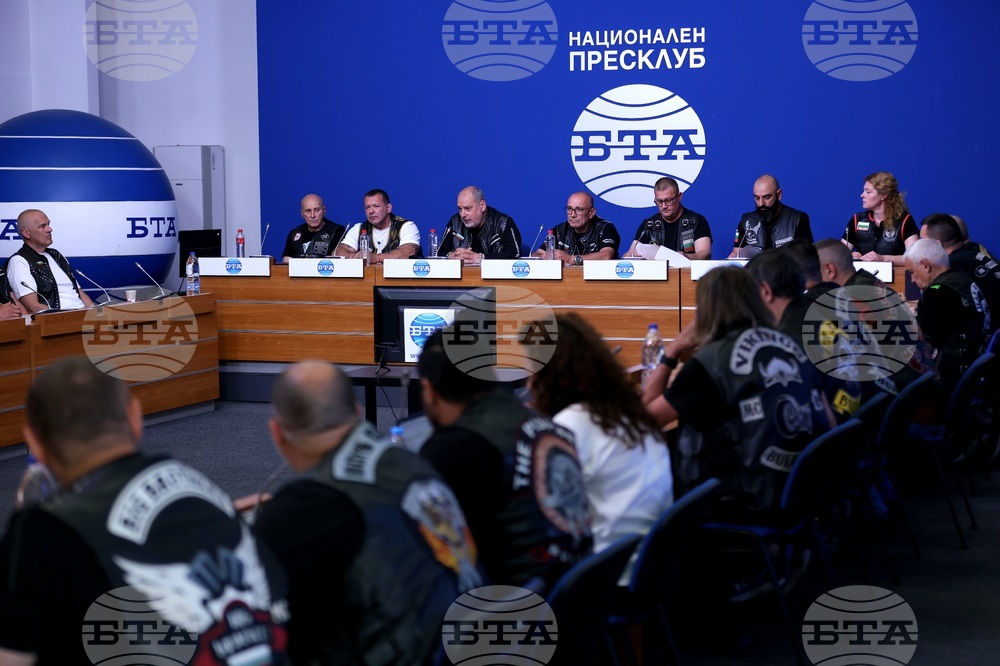 Национален пресклуб на БТА София - мотоклубове - пресконференция