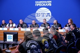 Национален пресклуб на БТА София - мотоклубове - пресконференция