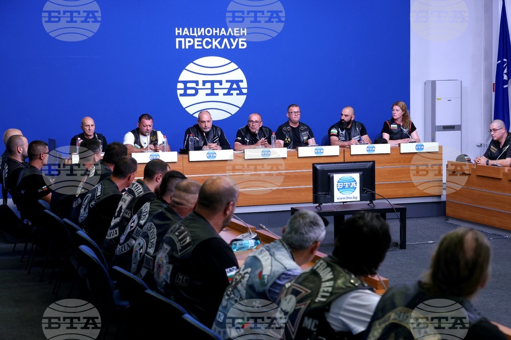 Национален пресклуб на БТА София - мотоклубове - пресконференция