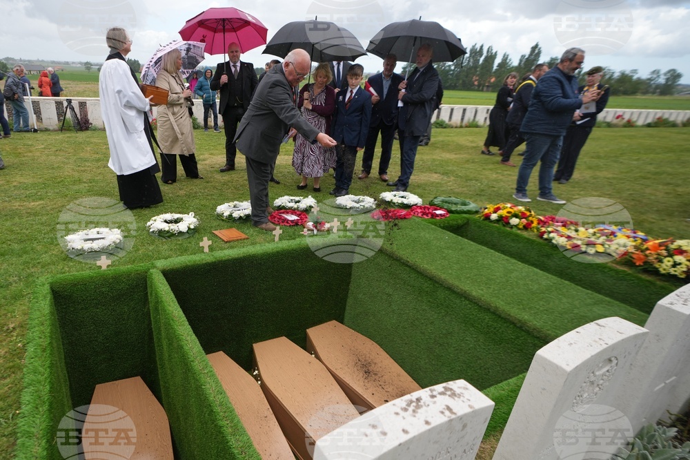 Belgium WWI Soldiers Burial