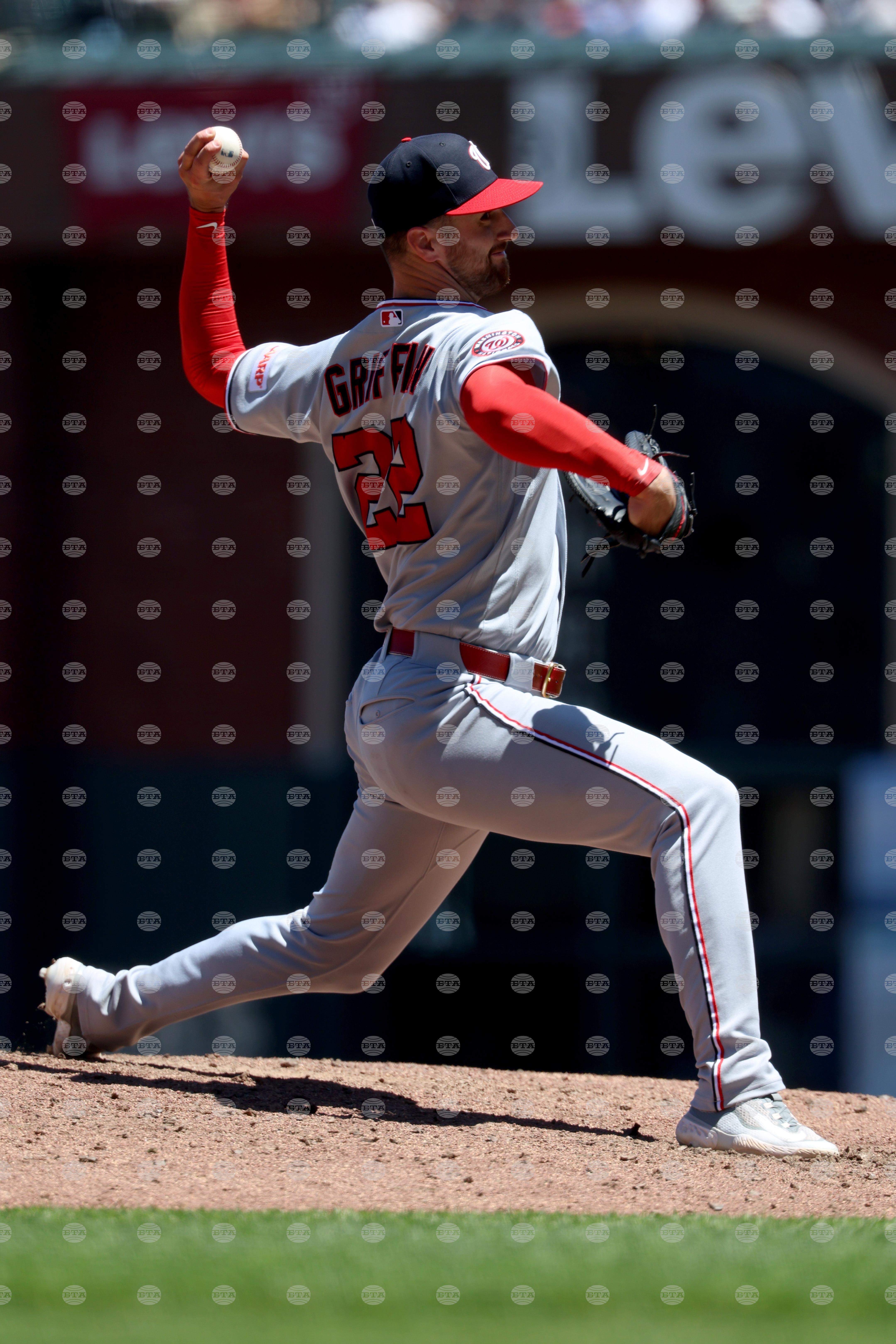 Nationals Giants Baseball