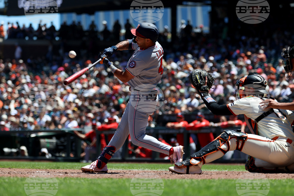 Nationals Giants Baseball